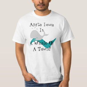Promo de Anita Iowa una ballena de una camisa