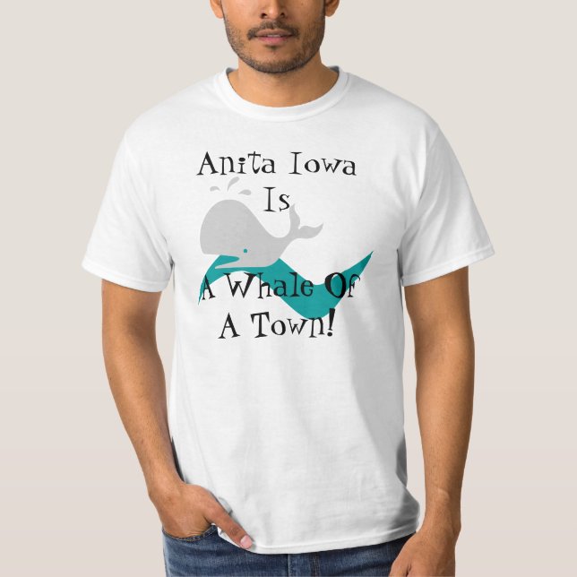 Promo de Anita Iowa una ballena de una camisa (Anverso)