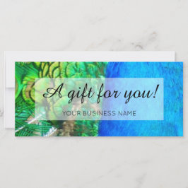 Promoción de negocio de temas de pavo real