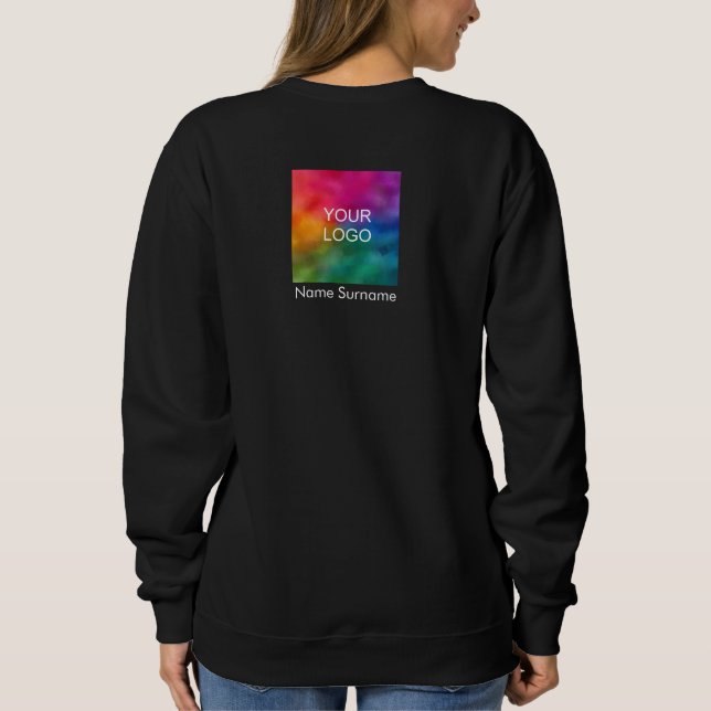 Promoción de sudaderas básicas de doble cara para  (Reverso)