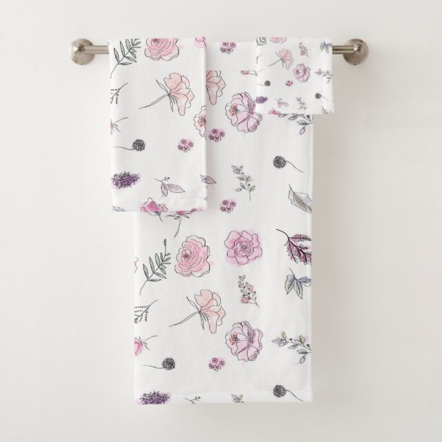 Promoción Moda bohemia Chica de Boho floral rosado (In situ)