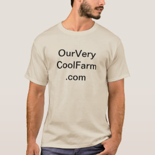 Promociona tu granja unisex algodón camiseta