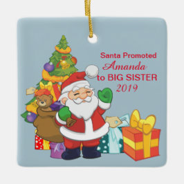 Promocionado a Gran Hermana Ornamento con Imagen