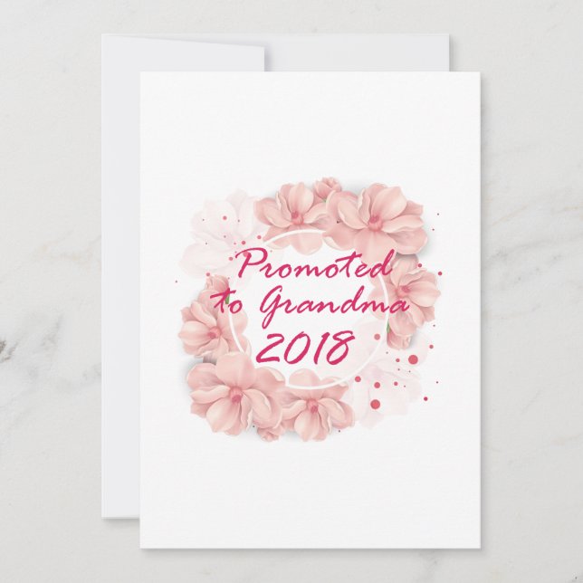 Promocionado A La Abuela 2018 Gran Abuela Para Ser (Anverso)