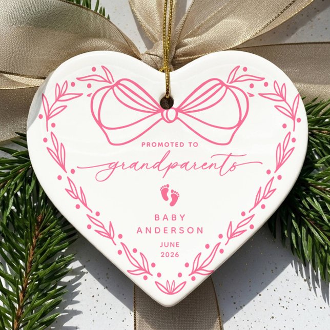 Promocionado a los abuelos Ornamento de Navidad (Subido por el creador)