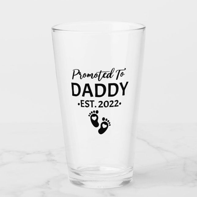 Promoted to daddy est 2022 new dad father's day (Anverso)
