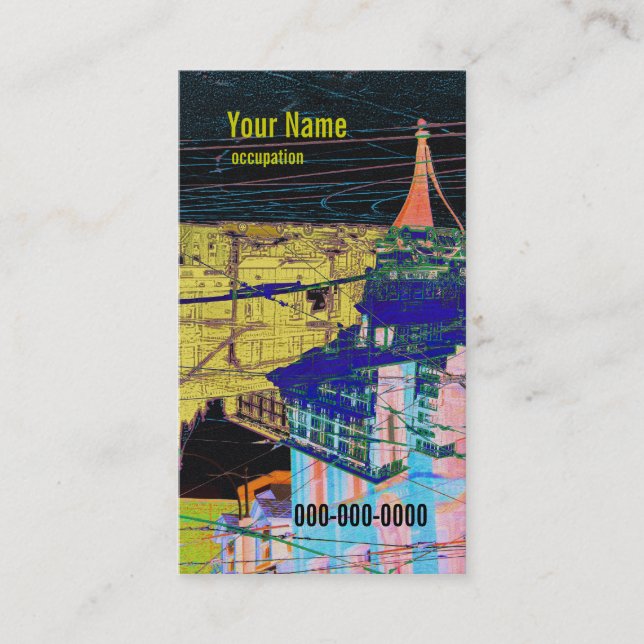 promotor, arquitecto, tarjeta de visita del (Anverso)