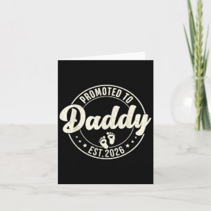 Promovido A Daddy Est. invitación Para Bebés Para