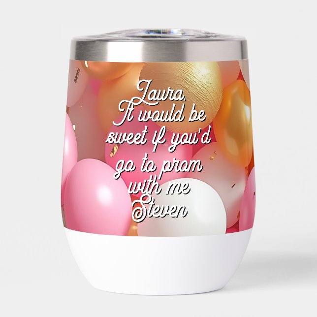 Promposal | Go to Prom with Me | Gold and Black (Frente)