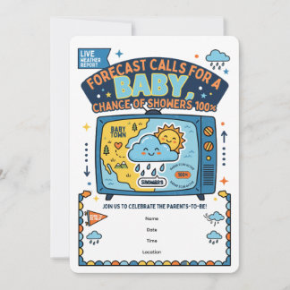 Pronóstico de Bebé Divertido | Invitación a la Fie