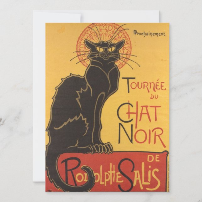 Pronto, el Black Cat Tour de Rodolphe Salis (Anverso)