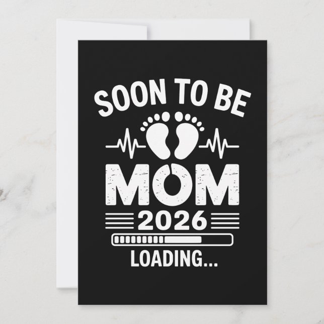 Pronto Mamá 2026 Anuncio de Embarazo en Carga (Anverso)
