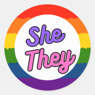 Pronuncian a los Pegatinas Rainbow Queer