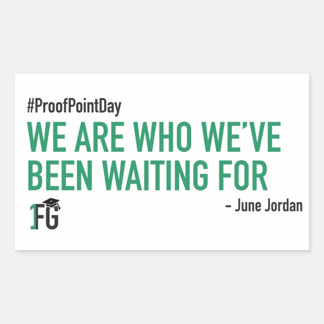#ProofPointDay Junio Pegatina jordano (Anverso)