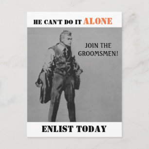 Propaganda Tema Mejor Invitación Hombre O Groomsma