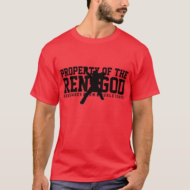 "PROPIEDAD camiseta roja del RENEGOD" (Anverso)