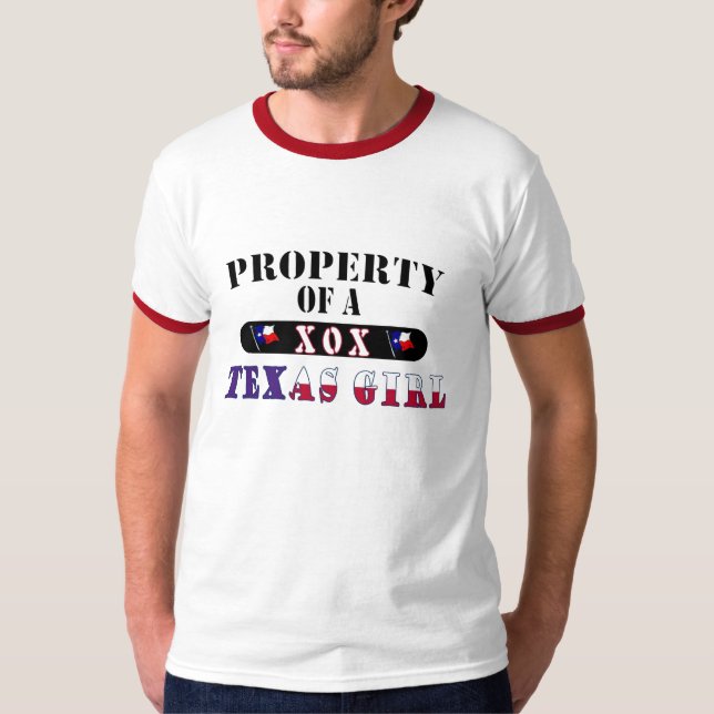 Propiedad de la camisa del chica de TEJAS (Anverso)
