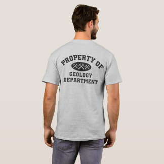 Propiedad De La Camisa Del Departamento De Geologí