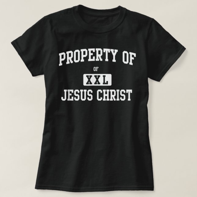 Propiedad de la camiseta de Jesucristo (Diseño del anverso)