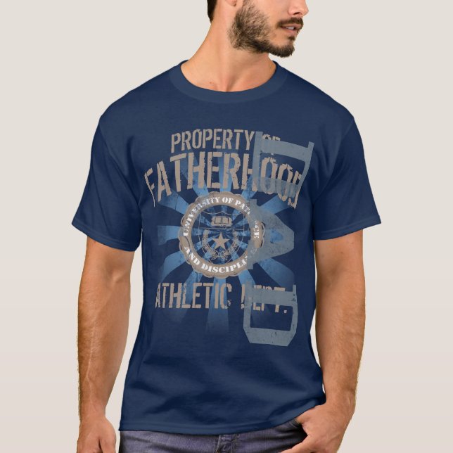 Propiedad de la camiseta oscura atlética de la (Anverso)
