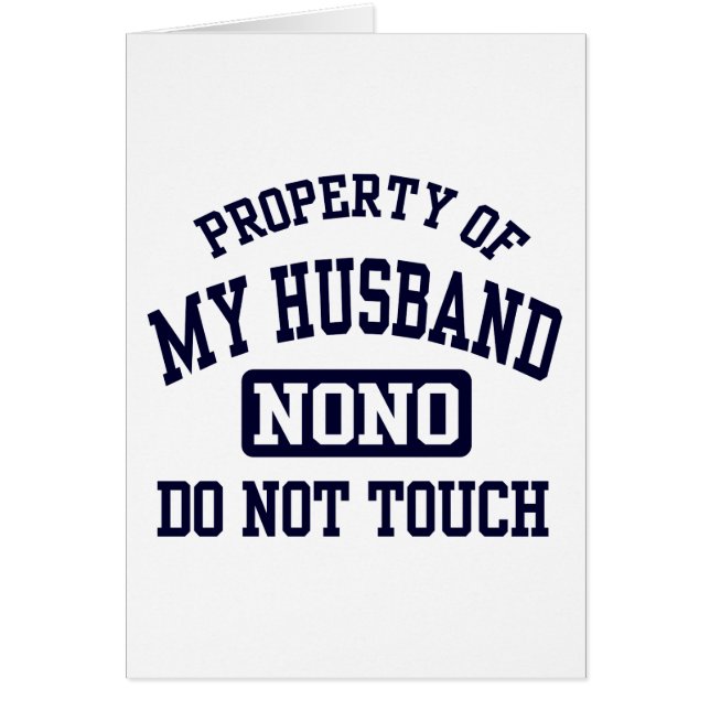 Propiedad de mi marido (Frente)