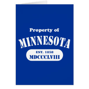 Propiedad de Minnesota - ¡cualquier color!