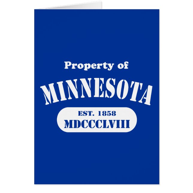 Propiedad de Minnesota - ¡cualquier color! (Frente)