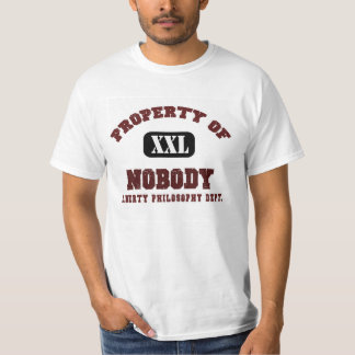"Propiedad de nadie" camiseta