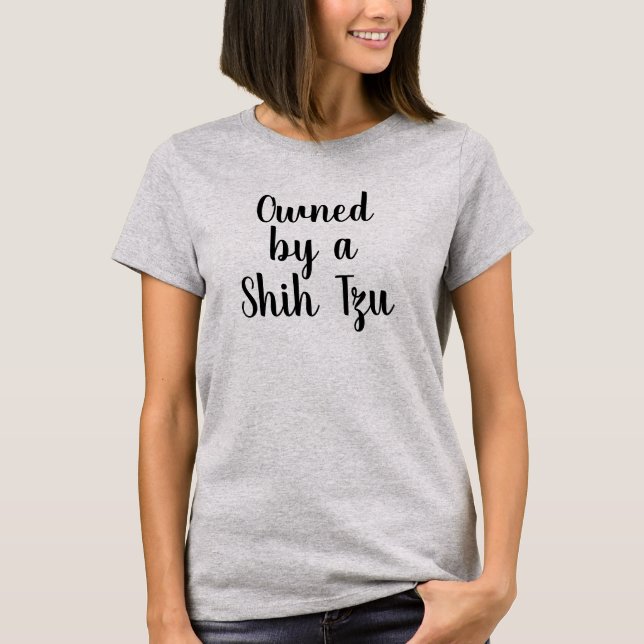 Propiedad de una camiseta Shih Tzu (Anverso)