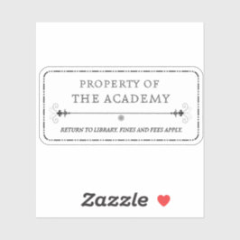 Propiedad del Pegatina de la Academia