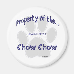 Propiedad del perro chino - imán
