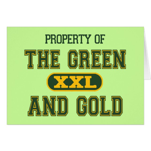 Propiedad del verde y del Gold1 (Anverso (Horizontal))