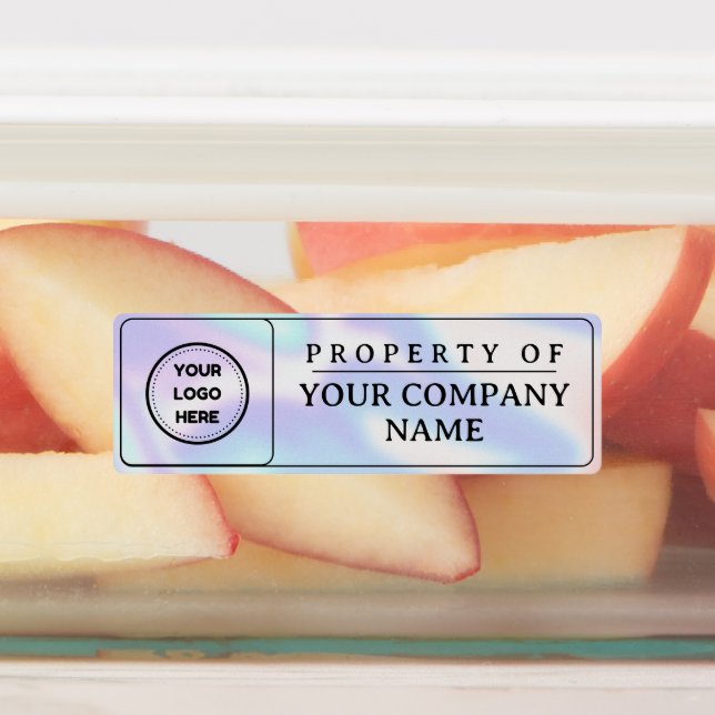 Propiedad Holográfica Añadir Logo De Etiquetas (Fijada)