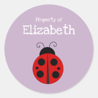 Propiedad Ladybug de la etiqueta de nombre del est