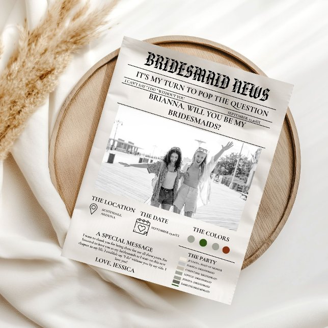 Proposición de novia periódico + tarjeta de inform (Subido por el creador)