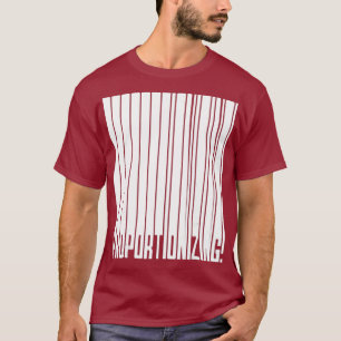 Proprcionismo Curioso arrastrar camiseta meme