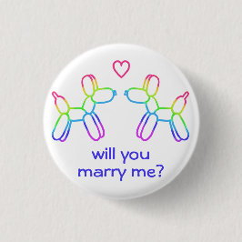 Propuesta: botón de amor para perros con globo arc