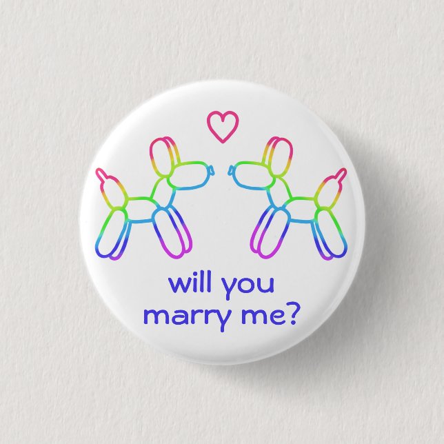 Propuesta: botón de amor para perros con globo arc (Anverso)