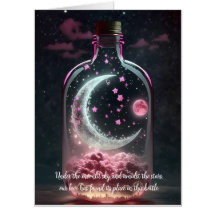 Propuesta de amor celeste - Tarjeta gigante person