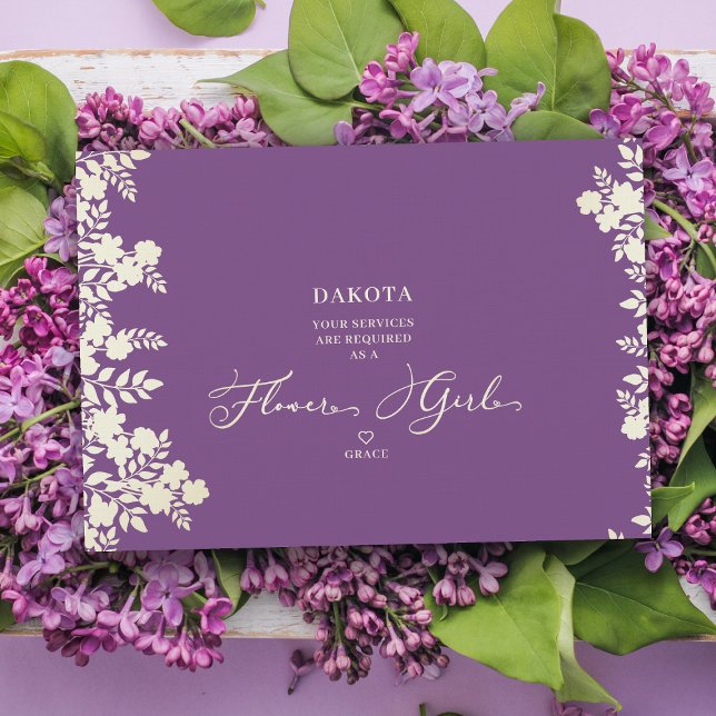 Propuesta de la chica morada de flores Marco botán (Subido por el creador)