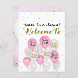 Propuesta de las damas de honor - Tarjeta