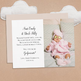 Propuesta de Padrinos Foto Invitación