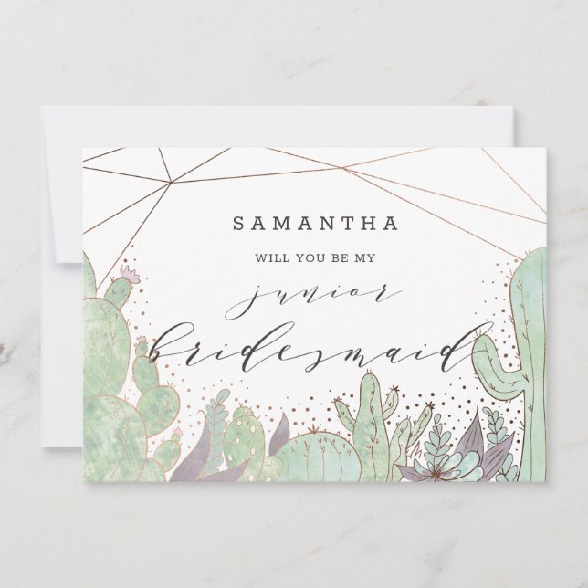 Propuesta de Terrarium Cactus Junior Bridesmaid (Anverso)