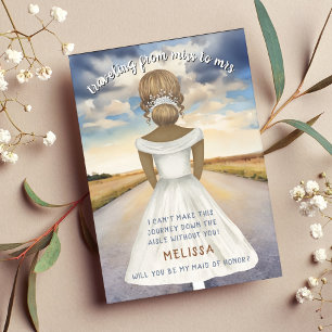 Propuesta de Viajar de Miss a Sra. Bridesmaid