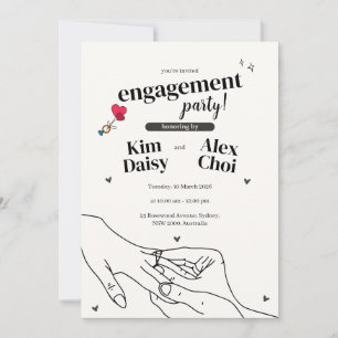 Propuesta Minimalista Invitación Elegante Compro