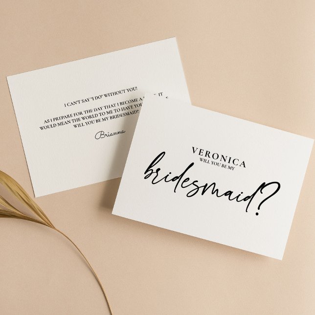 Propuesta moderna de la dama de honor negra blanca (Subido por el creador)