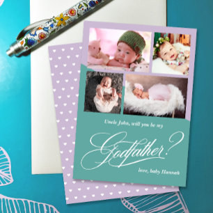 Propuesta moderna del padrino del Collage de fotos