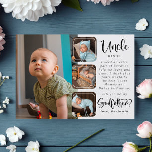 Propuesta moderna del padrino del Collage de fotos