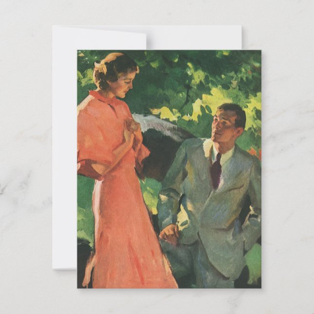 Propuesta Vintage; ¿Te Casarás Conmigo? (Anverso)