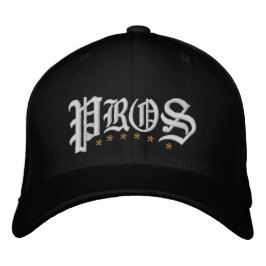 Pros 2.0 Gorra de béisbol bordado de golf